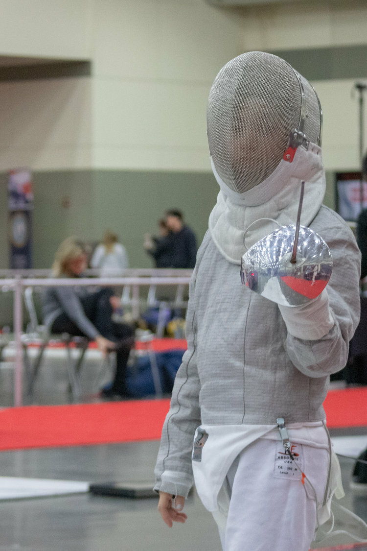 Young Sabre Fencer